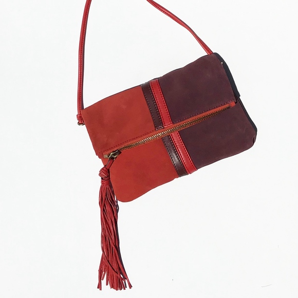 SANCTUARY, handbags, Crossbody, tassel, color bloc - Picture 1 of 3